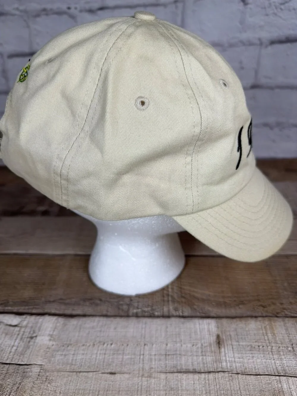 Tauck 100th Anniversary Baseball Cap Bayside Made USA Beige Cotton Travel Hat OS
